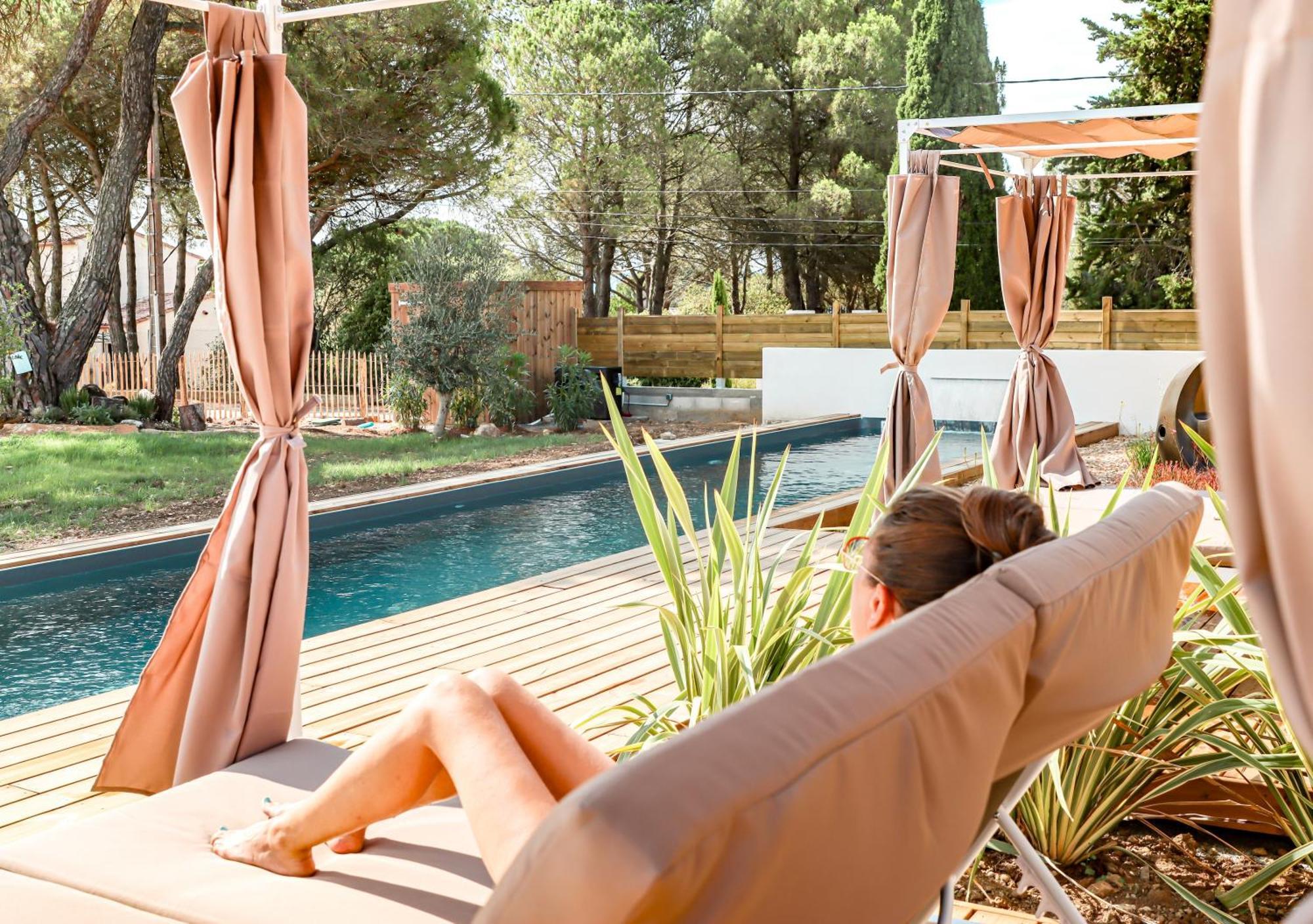 Les Gites De Laure - L'Eden Romantique, Chambres Hotes, Spa Prive, Couloir De Nage, Adults Only Malves-en-Minervois エクステリア 写真